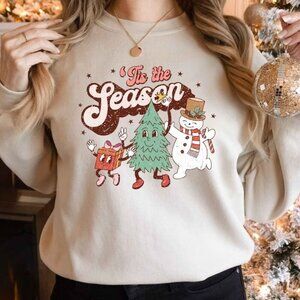 Tis The Season Sweatshirt Christmas Tis The Season Sweatshirt 05